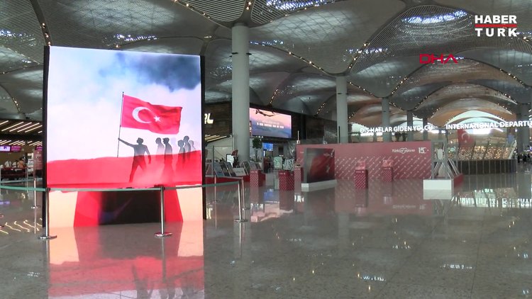 İstanbul Havalimanı'nda 15 Temmuz sergisi