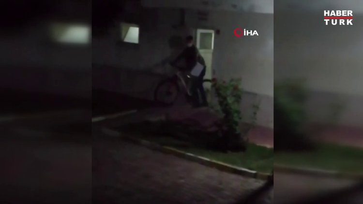 Bisiklet hırsızı balkondan kendisine fırlatılan tencereyi de çaldı