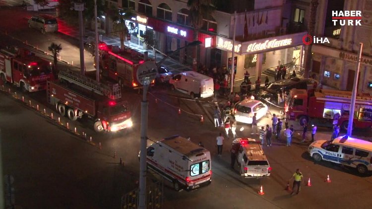 Şanlıurfa'da ünlülerin düğüne katıldığı otelde korkutan yangın!