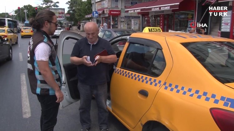 Kadıköy'de taksi denetiminde ceza kesilen sürücü: "Allahtan gelen sorunum var"