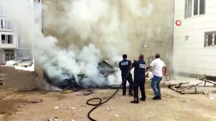 Çocukların kibritle oyunu yangına sebep oldu