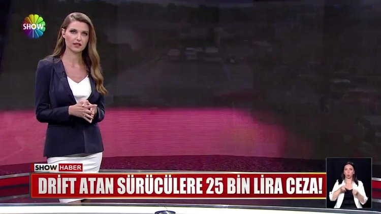 Drift atan sürücülere 25 bin lira ceza!