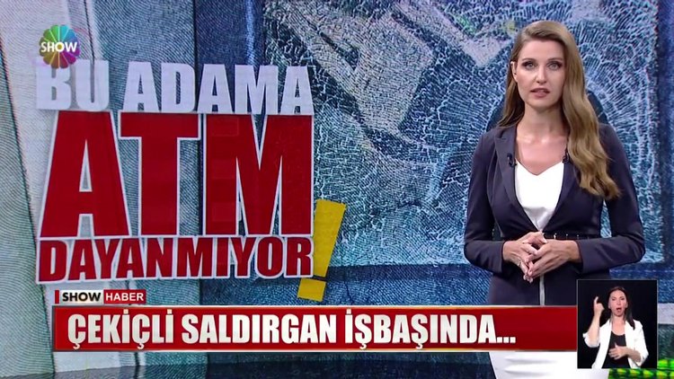 Bu adama ATM dayanmıyor!