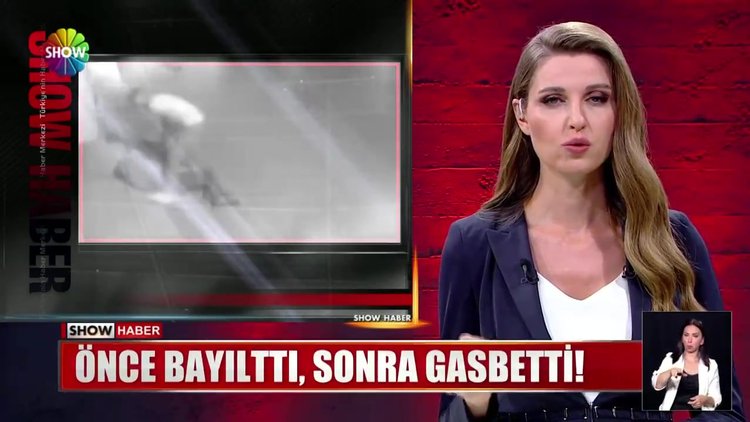 Önce bayılttı, sonra gasbetti!