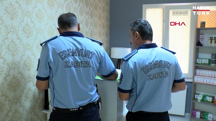 Esenyurt'ta kaçak muayenehaneye baskın!