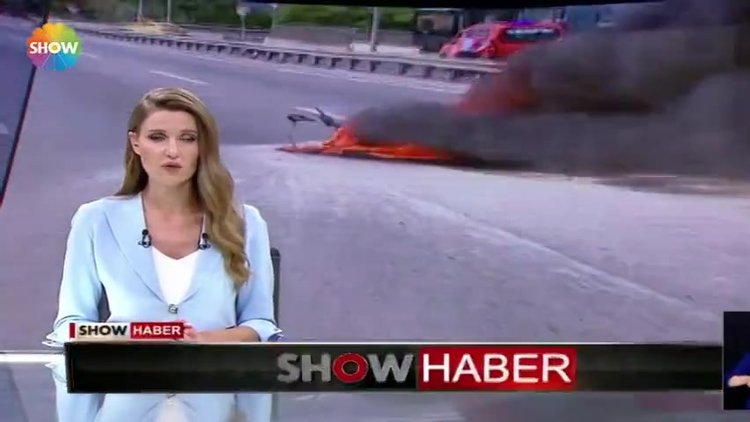 Köprüde korkulu dakikalar!