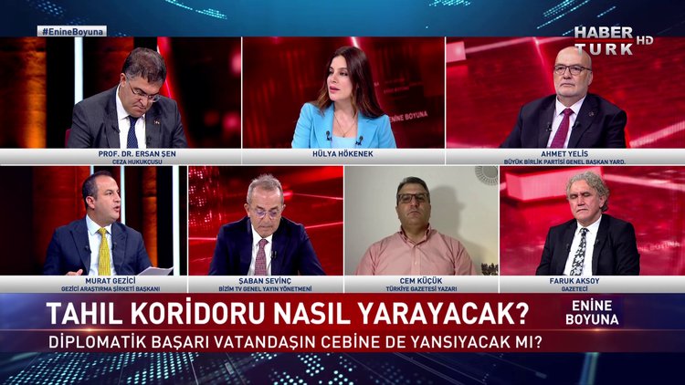 Enine Boyuna - 22 Temmuz 2022 (Tahıl koridoru vatandaşın cebine yansıyacak mı?)