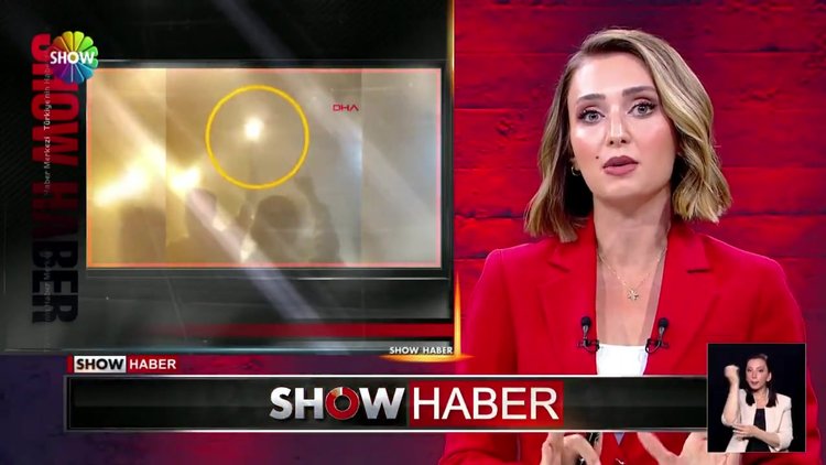 Meşale elinde patladı