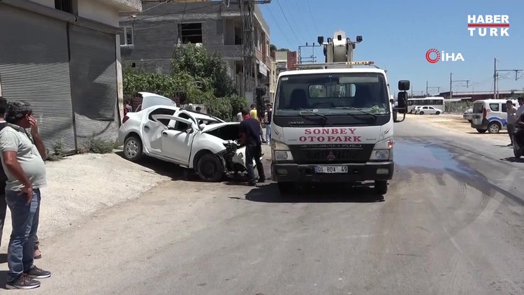 Adana'da trafik kazası: 1 ölü, 1 yaralı