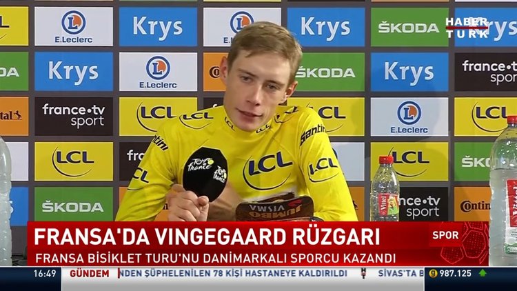 Fransa Bisiklet Turu'nu Jonas Vingegaard kazandı
