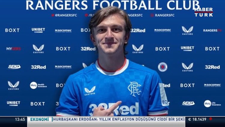 Rıdvan Yılmaz, Rangers'ın kadrosuna kattığı ikinci Türk futbolcu oldu