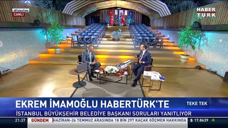Ekrem İmamoğlu, Teke Tek'te Fatih Altaylı'nın konuğu - 1. Bölüm