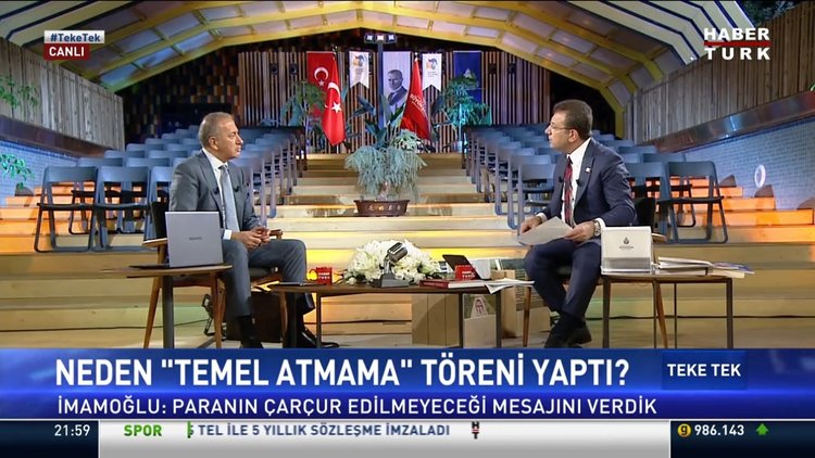 Ekrem İmamoğlu, Teke Tek'te Fatih Altaylı'nın konuğu - 2. Bölüm