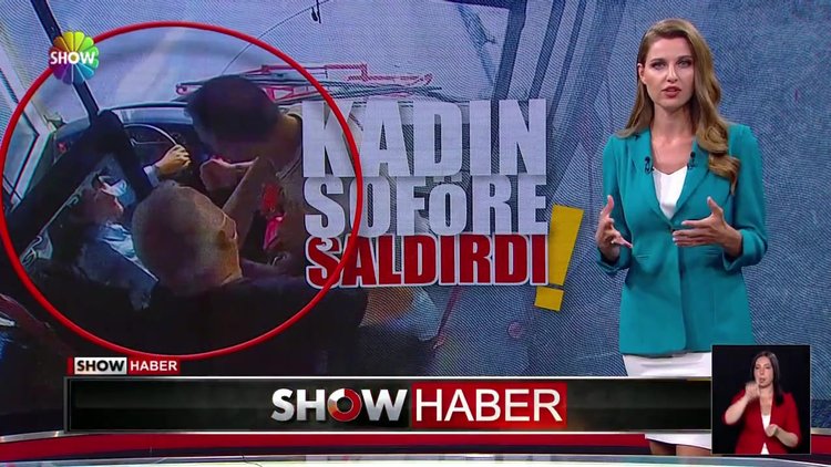 Kadın şoföre saldırdı!