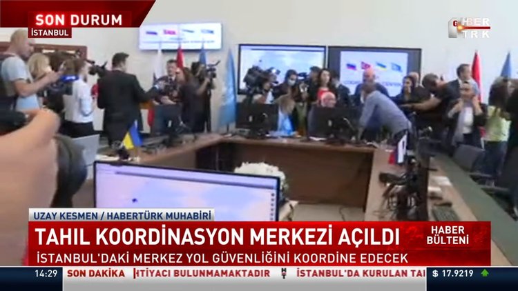 Tahıl koordinasyon merkezi açıldı