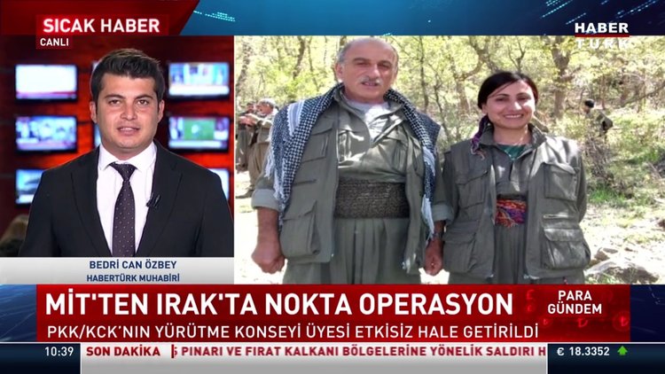 MİT'ten Irak'ta nokta operasyon