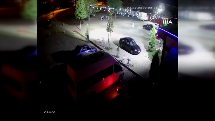 Motosiklet hırsızı önce kameraya sonra polise yakalandı