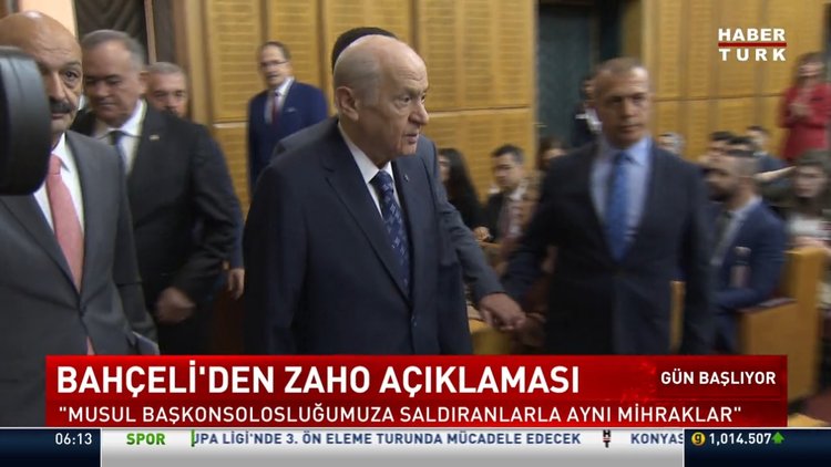 Bahçeli'den Zaho açıklaması