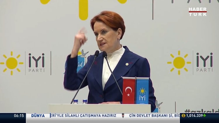 Akşener "Anlat İstanbul" Projesinin basın lansmanında konuştu