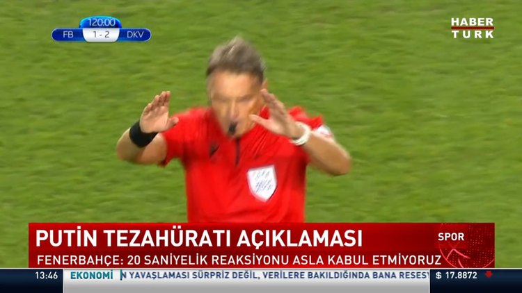 Fenerbahçe'den 'Putin tezahüratı' açıklaması