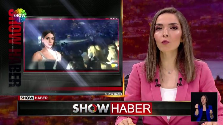 Dua Lipa konserinde havai fişek paniği!