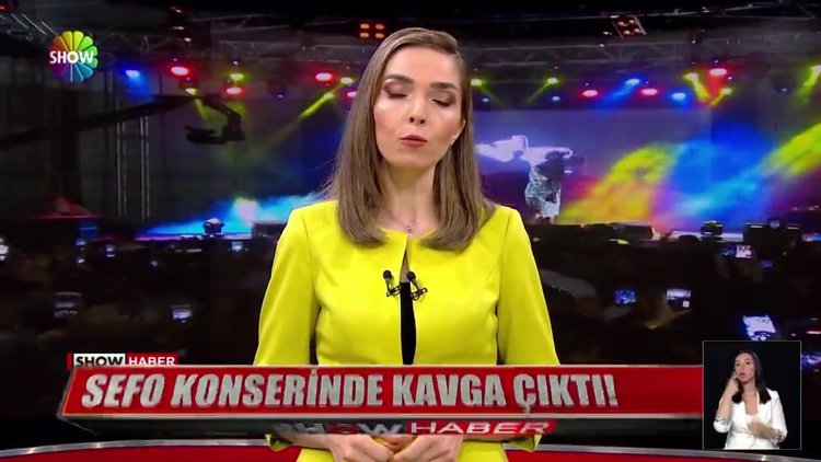 Sefo konserinde kavga çıktı!