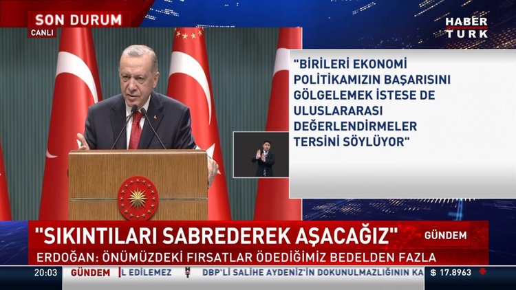 Son dakika haberi Cumhurbaşkanı Erdoğan'dan açıklamalar