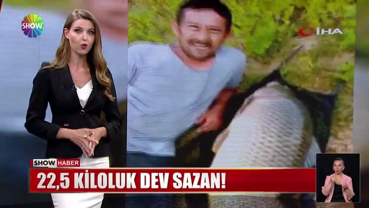 22,5 kiloluk dev sazan!