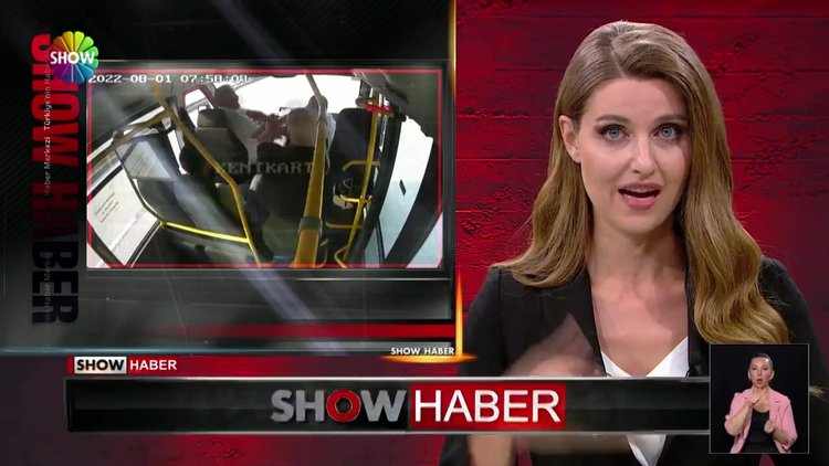 Direksiyondaki şoföre saldırdı!