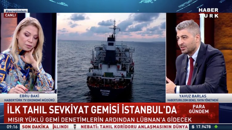 Odessa'dan ayrılan ilk gemi İstanbul'a ulaştı!