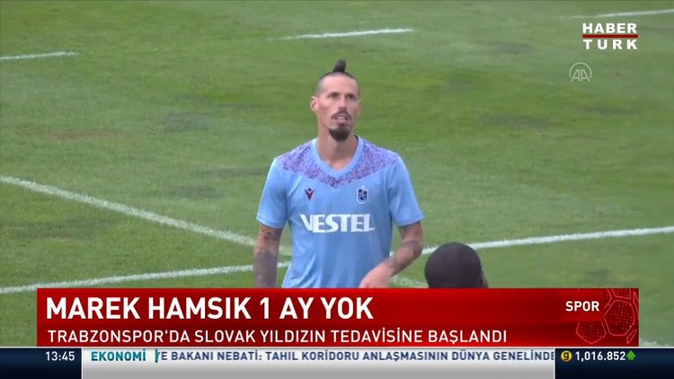 Trabzonspor'da Marek Hamsik'in sağlık durumu açıklandı