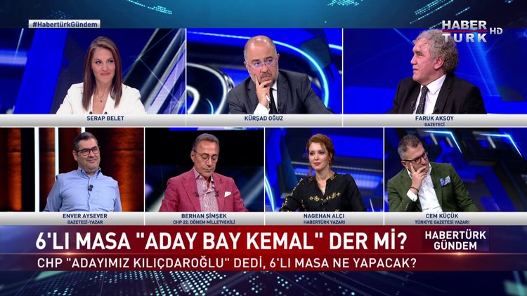 Habertürk Gündem - 3 Ağustos 2022 (Altılı Masa’nın adayı Kemal Kılıçdaroğlu mu?)