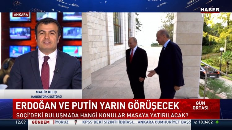 Erdoğan ve Putin yarın görüşecek!
