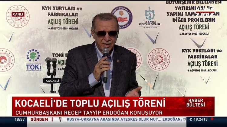 Cumhurbaşkanı Erdoğan Kocaeli'de konuştu