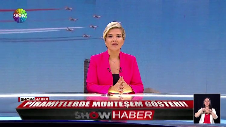 Piramitlerde muhteşem gösteri!