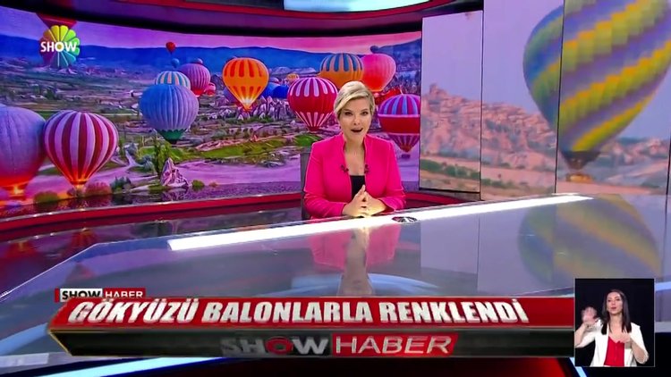 Gökyüzü balonlarla renklendi