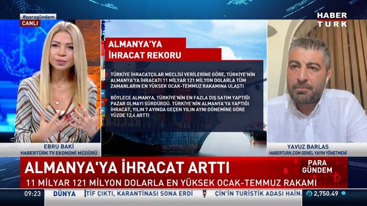 Almanya'ya ihracat rekoru!