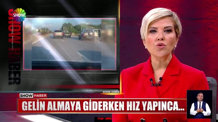 Gelin almaya giderken hız yapınca...