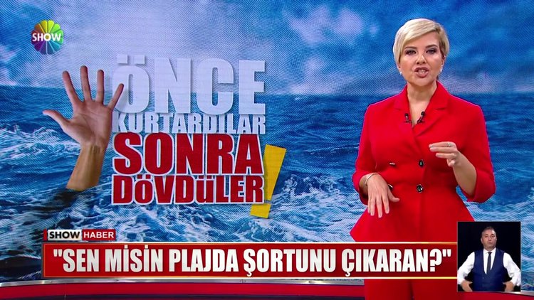 Önce kurtardılar sonra dövdüler!