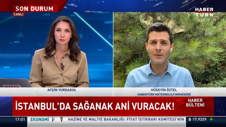 İstanbul'da sağanak ani vuracak