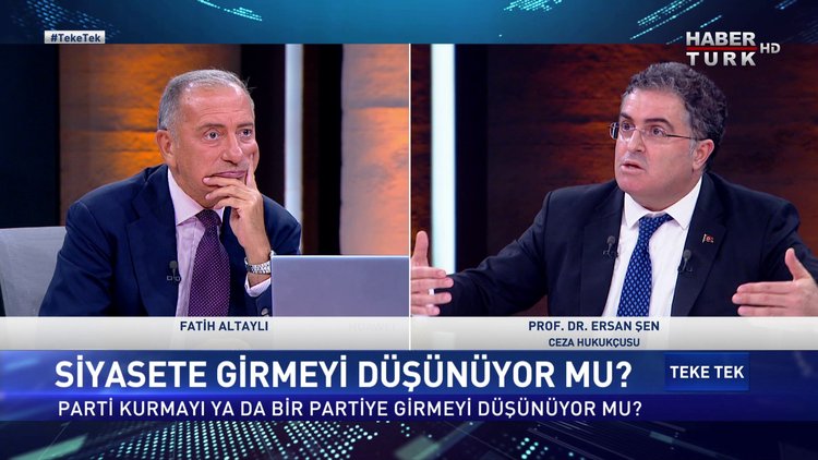 Teke Tek - 9 Ağustos 2022 (Ceza Hukukçusu Prof. Dr. Ersan Şen Habertürk'te)