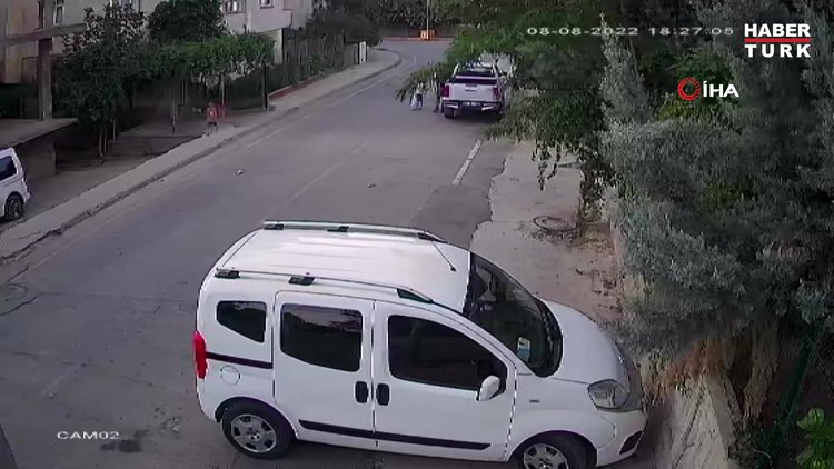 Mucize kurtuluş kamerada...