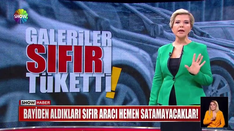 Galericilere sıfır oto ayarı