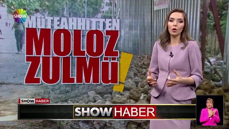 Apartman girişine moloz döktüler