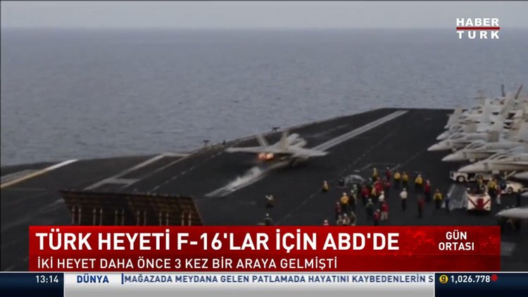 Türk heyeti F-16'lar için ABD'de!