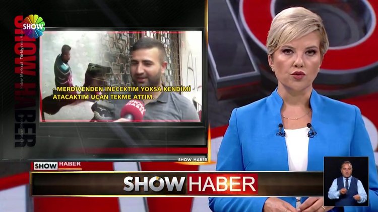 Hırsızı uçan tekmeyle durdurdu