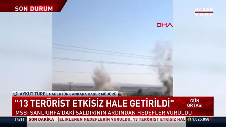 "13 terörist etkisiz hale getirildi"