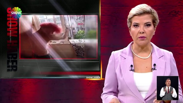 Pencereden dışarı ateş etti