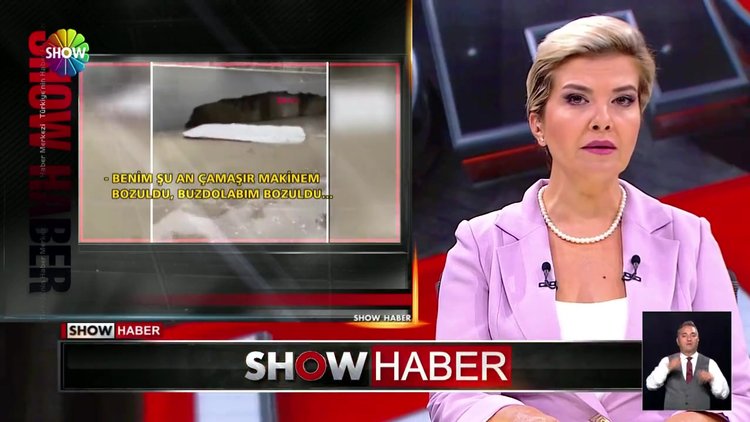 Duvarı delen su, eve doldu!