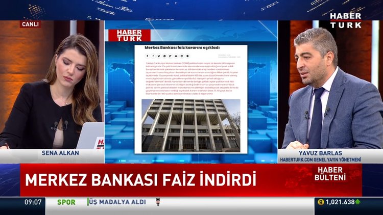 Merkez Bankası faiz indirdi